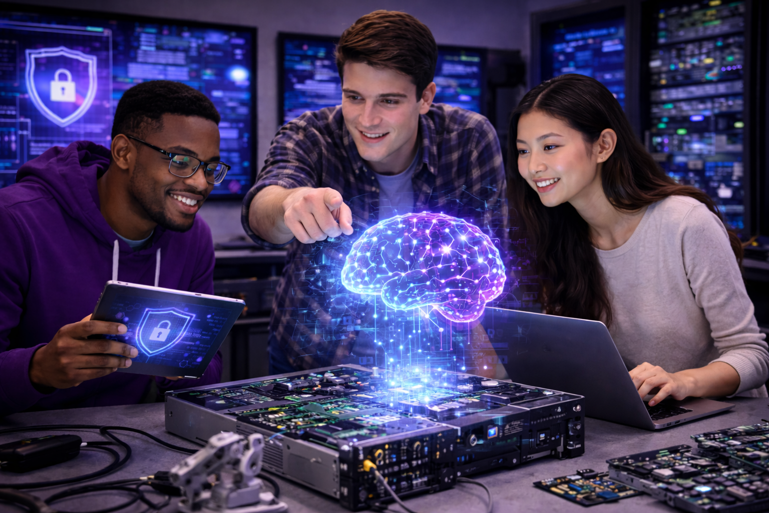 ARISE CyberAI students and learning environment